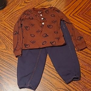 Carter's 24 months, outfit set "football"